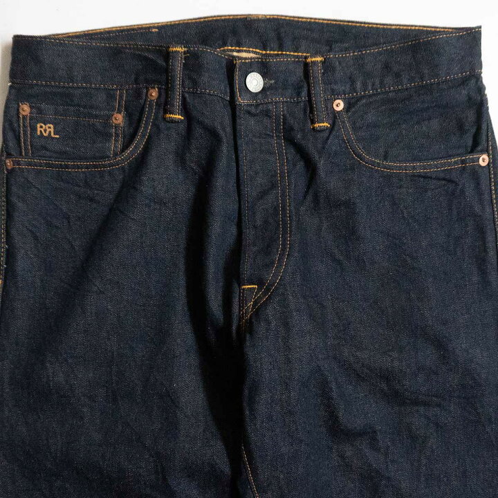 楽天市場】【美品】RRL【SLIM NARROW JEANS】33×32 スリムナロー 