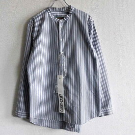 【極美品】 CASEY CASEY 【14HC166/ TROPIC SHIRT STRIPE ストライプシャツ】S オーバーシルエット ケーシー ケーシー 25050230