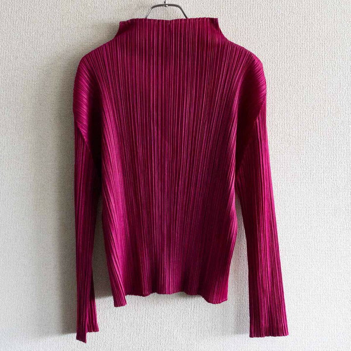 楽天市場】【美品】PLEATS PLEASE【ハイネック プリーツ カットソー  