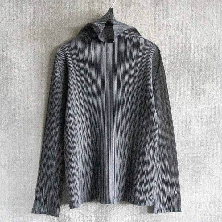 楽天市場】【美品】PLEATS PLEASE【ハイネック プリーツ カットソー  