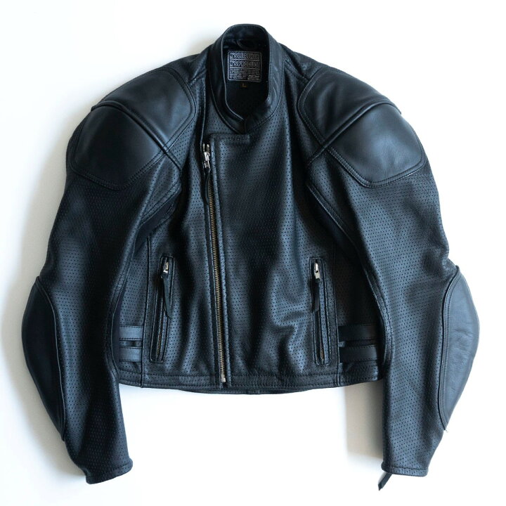 楽天市場】【美品】KADOYA【パンチング シングルライダースジャケット  