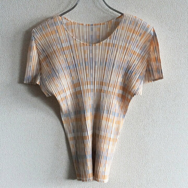 楽天市場】【美品】PLEATS PLEASE【柄 プリーツ カットソー】 プリーツ  