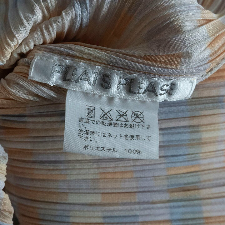 楽天市場】【美品】PLEATS PLEASE【柄 プリーツ カットソー】 プリーツ  