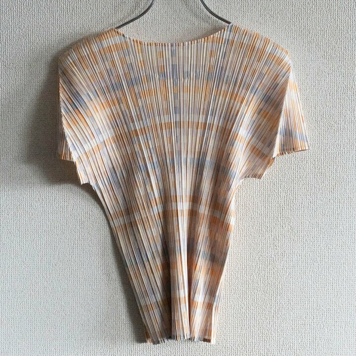楽天市場】【美品】PLEATS PLEASE【柄 プリーツ カットソー】 プリーツ  