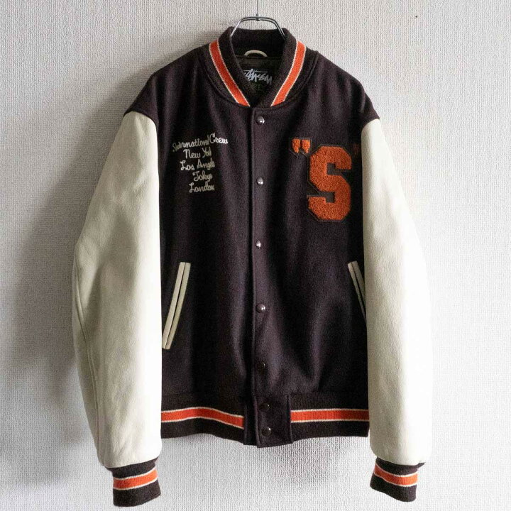 楽天市場】【雰囲気抜群】STUSSY【90s スタジャン】M オールド 