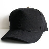 【最高級】CHROME HEARTS【Cross Embroidery Denim BASEBALL CAP】 クロスボール クロムハーツ 26060137