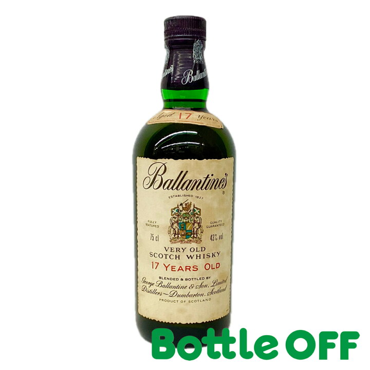 楽天市場】バランタイン17年 750ml 43% ballantine