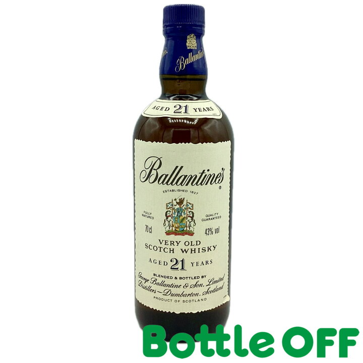 楽天市場】バランタイン 21年 700ml 43% ballantines 21years オールド  