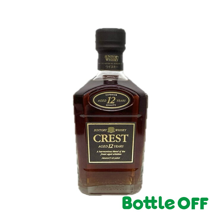楽天市場】サントリー クレスト 12年 角 750ml 43% suntory crest 12 