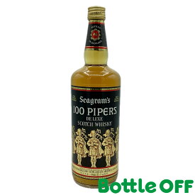 シーグラム 100パイパーズ 1970代流通 seagram's 100pipers 750ml 43% オールドボトル ヴィンテージウイスキー 【二次流通品】