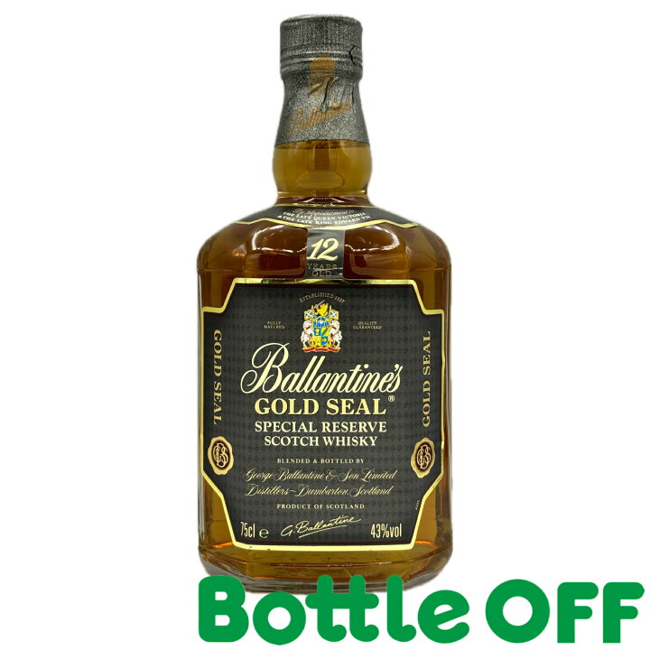 楽天市場】バランタイン 12年 ゴールドシール 750ml 43% Ballantine
