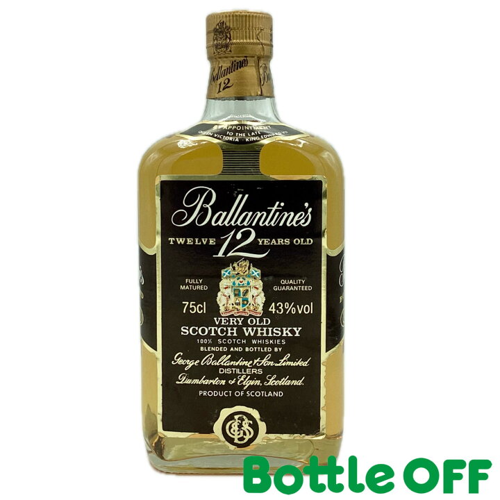 楽天市場】バランタイン 12年 ベリーオールド 750ml 43% Ballantine