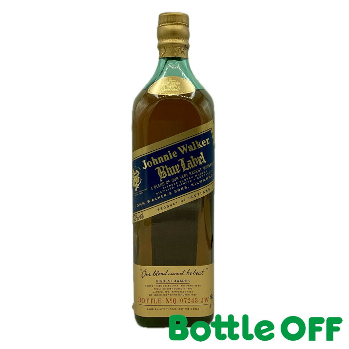 楽天市場】ジョニーウォーカー ブルーラベル 旧ボトル 1990年代 750ml 
