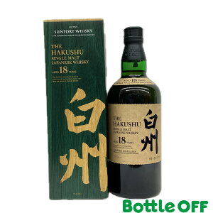 Tg[ B 18N VOg 43% 700ml @t@Suntory hakushu ages18years single malt I[h{g Be[WECXL[y񎟗ʕiz