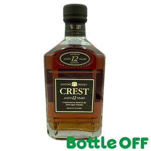 �T���g���[ �N���X�g 12�N 43% 750ml SUNTORY CREST 12YEARS �I�[���h�{�g�� ���B���e�[�W�E�C�X�L�[�y�񎟗��ʕi�z