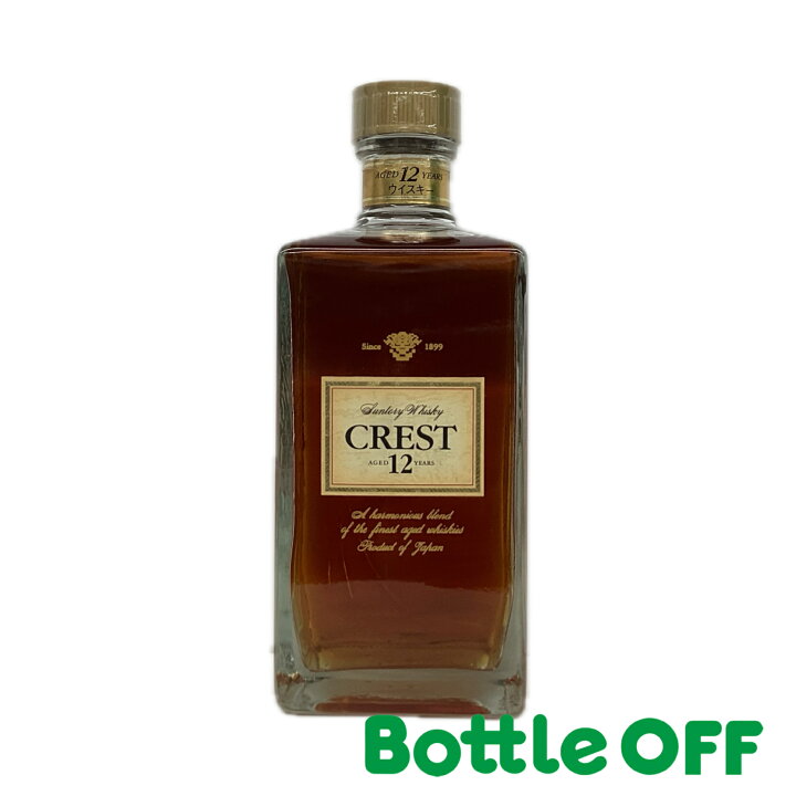 楽天市場】サントリー クレスト 12年 角瓶 43% 660ml SUNTORY crest 
