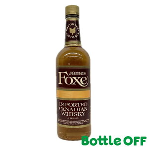 �W�F�[���Y �t�H�b�N�X 80s �J�i�f�B�A���E�C�X�L�[ 750ml 40�x james foxe 80s canadian wisky 750ml 40% �I�[���h�{�g�� ���B���e�[�W�E�C�X�L�[�y�񎟗��ʕi�z