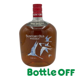 �T���g���[ �I�[���h �o�[�h�{�g�� ���������� 80�N�� �����\�L 43% 700ml SUNTORY OLD Bird bottle Sternula albifrons 80's �I�[���h�{�g�� ���B���e�[�W�E�C�X�L�[�y�񎟗��ʕi�z