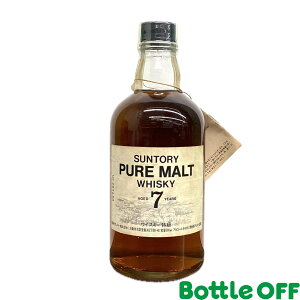 �T���g���[ �s���A�����g 7�N �����\�L�@SUNTORY PURE MALT WHISKY AGED 7 YEARS�@ 43�� 500ml �@�I�[���h�{�g�� ���B���e�[�W�E�C�X�L�[�y�񎟗��ʕi�z
