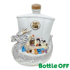 スーパーニッカ 干支ボトル 七福竜 陶器ボトル 特級 ニッカウヰスキー super nikka pottery bottle 600ml 43% オールドボトル ヴィンテージウイスキー【二次流通品】