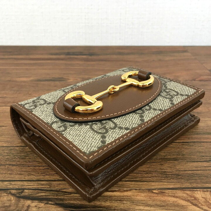 楽天市場】【中古】 送料込み！ 未使用品 GUCCI コンパクトウォレット  
