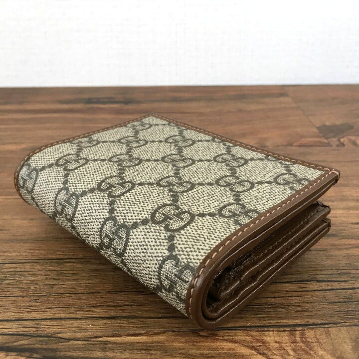 楽天市場】【中古】 送料込み！ 未使用品 GUCCI コンパクトウォレット  