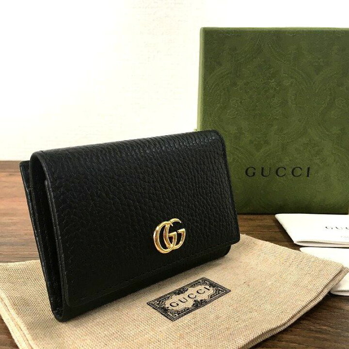 楽天市場】【中古】 送料込み！ 未使用品 GUCCI コンパクトウォレット  