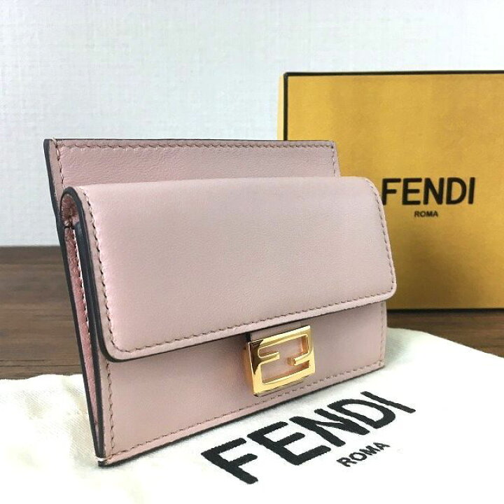 楽天市場】【中古】 送料込み！ 未使用品 FENDI コンパクトウォレット  