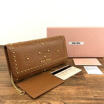 楽天市場】miumiu 長財布 スタッズ（レディース財布｜財布・ケース 
