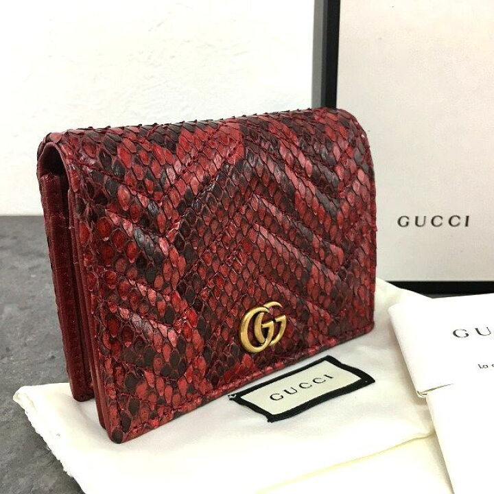 楽天市場】【中古】送料込み！ 美品 GUCCI コンパクトウォレット  