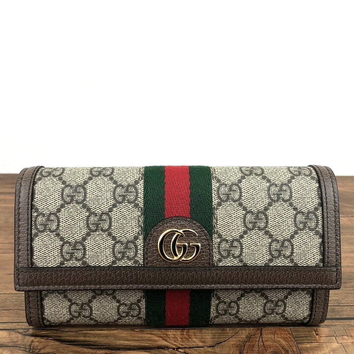楽天市場】【中古】送料込み！ 未使用品 GUCCI 長財布 523153 オフィ  