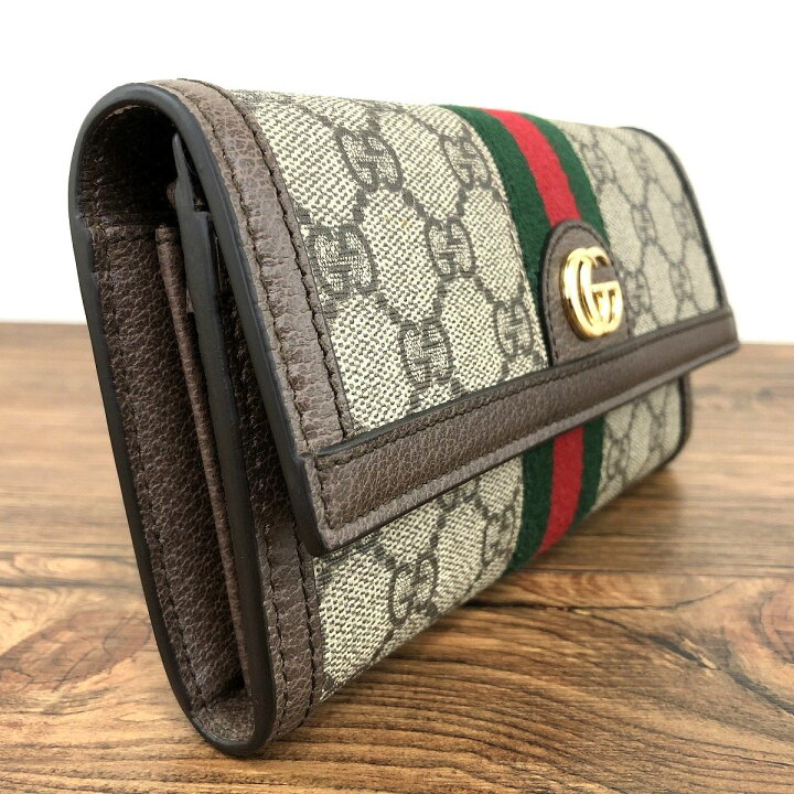 楽天市場】【中古】送料込み！ 未使用品 GUCCI 長財布 523153 オフィ  