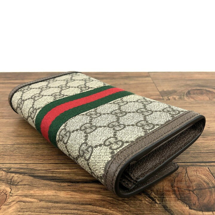 楽天市場】【中古】送料込み！ 未使用品 GUCCI 長財布 523153 オフィ  