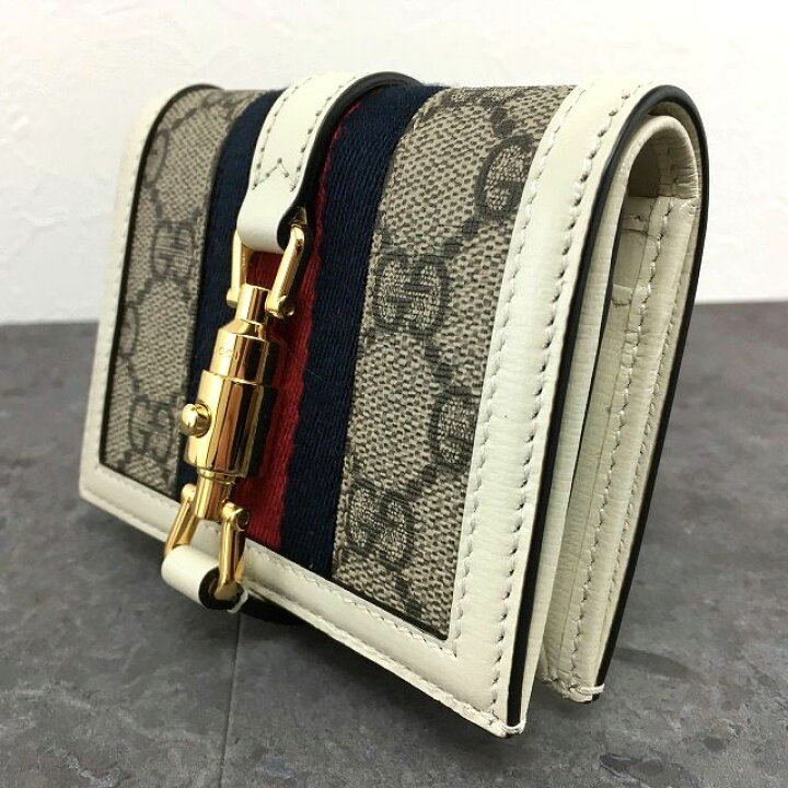 楽天市場】【中古】送料込み！ 未使用品 GUCCI コンパクトウォレット  