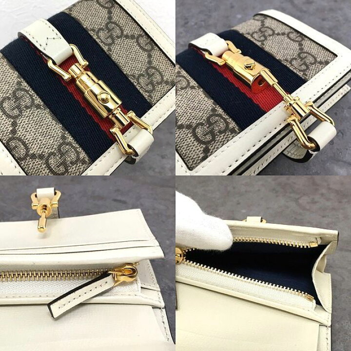 楽天市場】【中古】送料込み！ 未使用品 GUCCI コンパクトウォレット  