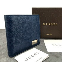 楽天市場】グッチ（カラーネイビー）（メンズ財布｜財布・ケース 