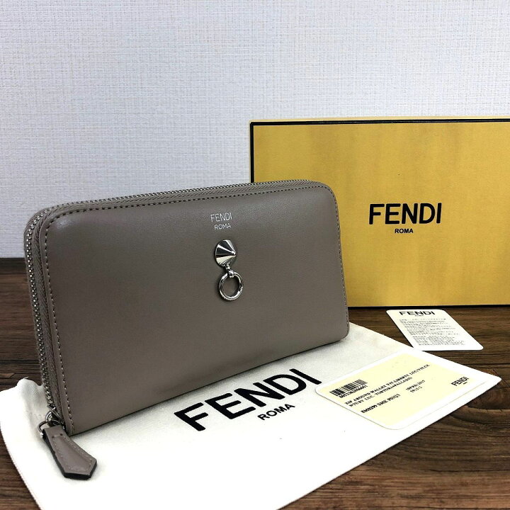 楽天市場】【中古】 送料込み！ 極美品 FENDI ジップウォレット 8M0299 