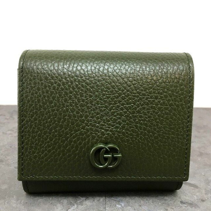 楽天市場】【中古】 送料込み！ 未使用品 GUCCI コンパクトウォレット  