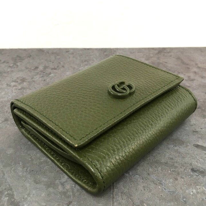 楽天市場】【中古】 送料込み！ 未使用品 GUCCI コンパクトウォレット  