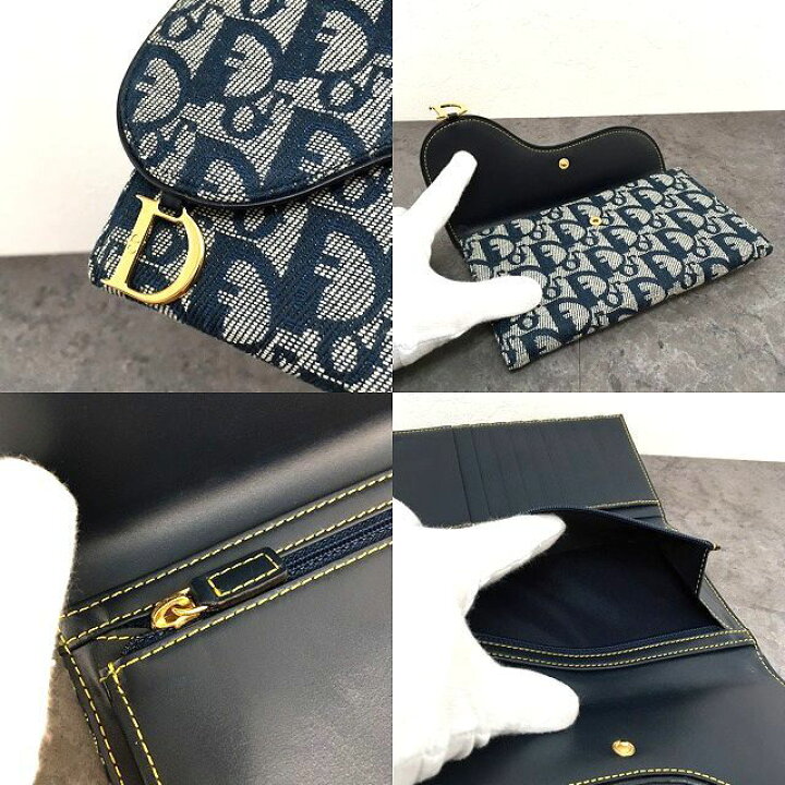 楽天市場】【中古】 送料込み！ 極美品 Christian Dior 長財布  