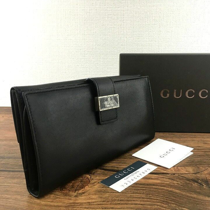 楽天市場】【中古】 送料込み！ 美品 GUCCI 長財布 035.0416.2103  