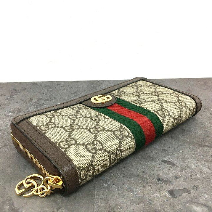 楽天市場】【中古】 送料込み！ 未使用品 GUCCI ジップウォレット  