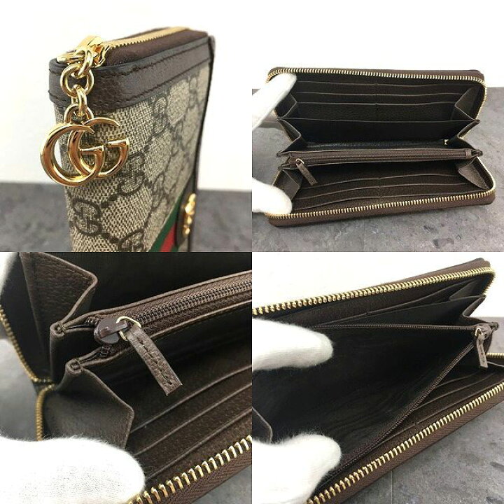 楽天市場】【中古】 送料込み！ 未使用品 GUCCI ジップウォレット  