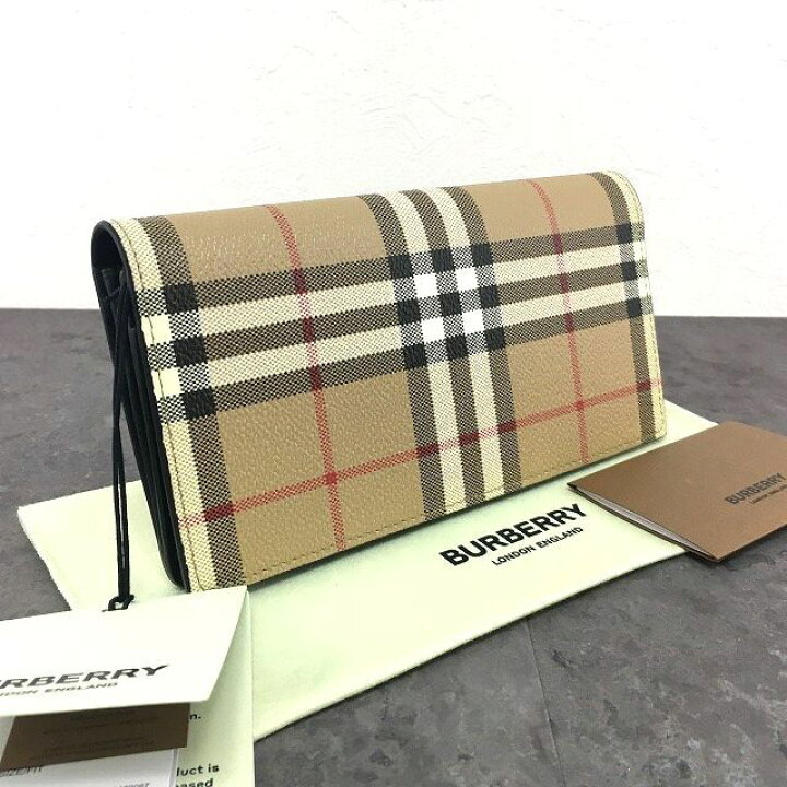 楽天市場】【中古】 送料込み！ 未使用品 BURBERRY 長財布 