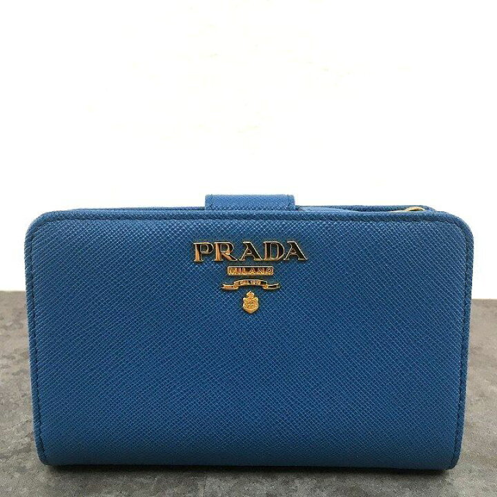 楽天市場】【中古】 送料込み！ 未使用品 PRADA ミディアムウォレット  