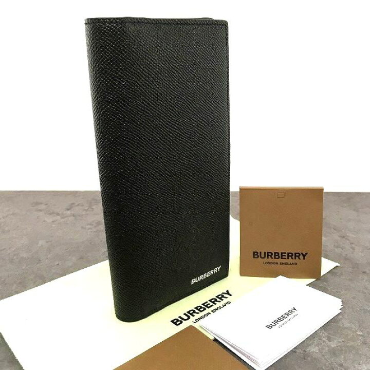 楽天市場】【中古】 送料込み！ 未使用品 BURBERRY 長財布 ブラック 