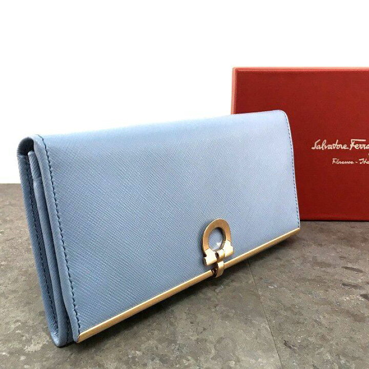 楽天市場】【中古】 送料込み！ 未使用品 Salvatore Ferragamo 長財布  