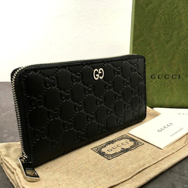 楽天市場】【中古】 送料込み！ 未使用品 GUCCI ジップウォレット  