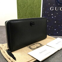 楽天市場】グッチ プチ マーモント レザー ジップアラウンドウォレット 