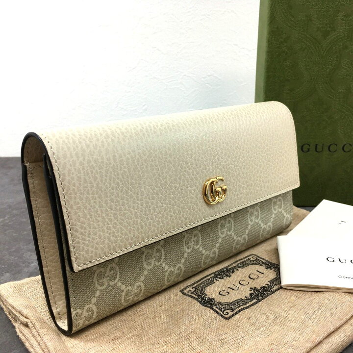 楽天市場】【中古】 送料込み！ 未使用品 GUCCI 長財布 456116  